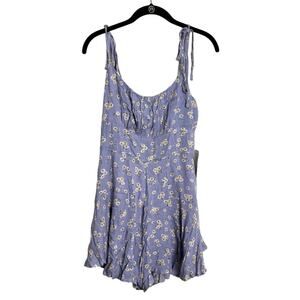 American Threads Floral Tiered Ruffle Romper NEW! SZM